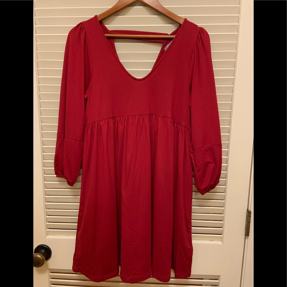 23. Good Luck Gem Tunic / Dress in Ruby